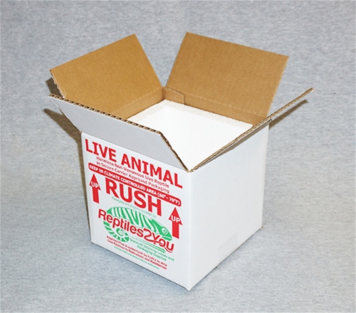 Insulated Reptile Shipping Box (7x7x7)
