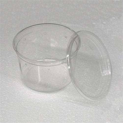 6.75 Pre-Punched Reptile Shipping Deli Cups - Pangea Reptile LLC
